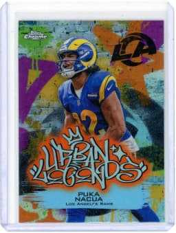 Puka Nacua #UL-8 2025 Topps Chrome Football Urban Legends
