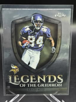 Randy Moss #LOG-25 2025 Topps Chrome Football Legends of the Gridiron