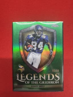Randy Moss #LOG-25 2025 Topps Chrome Football Legends of the Gridiron