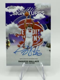 Rasheed Wallace #SWS-RW 2025-26 Topps Chrome Basketball Sky Write Signatures