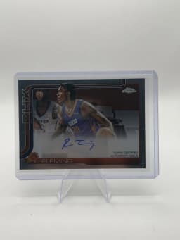 Rasheer Fleming #TCAR-RF Rookie Card 2025-26 Topps Chrome Basketball Topps Chrome Autographs Rookies