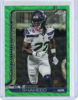 Rashid Shaheed #218 2025 Topps Chrome Football