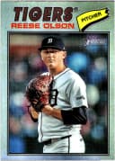 Reese Olson #71 2026 Topps Heritage Chrome Refractors