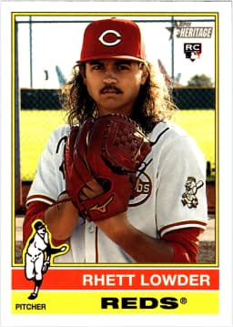 Rhett Lowder #181 Rookie Card 2025 Topps Heritage