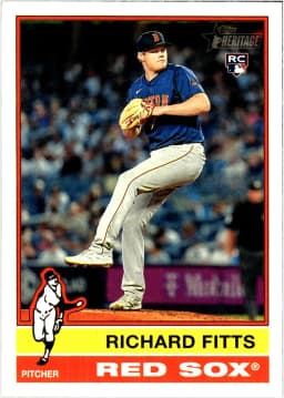 Richard Fitts #471 Rookie Card 2025 Topps Heritage