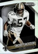 Rickey Jackson #95 Silver Prizm 2025 Panini Prizm Black Football