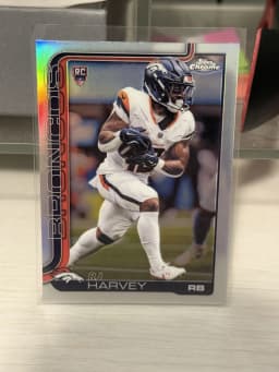 RJ Harvey #330 Rookie Card 2025 Topps Chrome Football