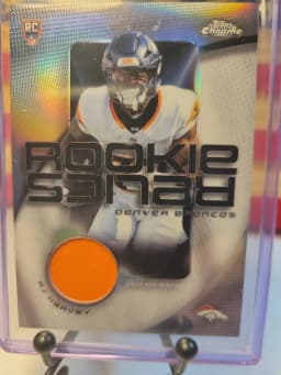 RJ Harvey #RR-RH Rookie Card 2025 Topps Chrome Football Topps Chrome Rookie Relics