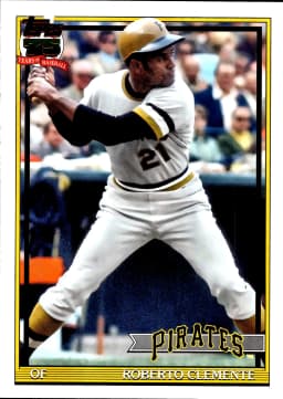 Roberto Clemente #T91-99 2026 Topps Series 1 1991 Topps Baseball 35th Anniversary (Series One)