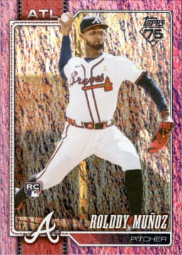 Rolddy Muñoz #570 Pink Holo Foil Rookie Card 2026 Topps Series 2 Baseball