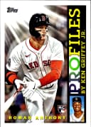 Roman Anthony #TP-23 Rookie Card 2026 Topps Series 1 Topps Profiles