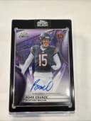 Rome Odunze #BA-RO 2025 Topps Chrome Football Base Cards Autograph Variation