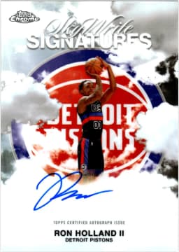 Ron Holland II #SWS-RH 2025-26 Topps Chrome Sky Write Signatures