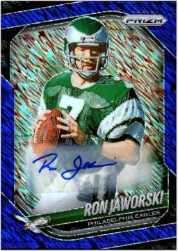 Ron Jaworski #207 Auto 2025 Panini Prizm Navy Camo