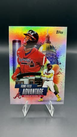 Ronald Acuña Jr. #HA-2 2025 Topps Series 1 Baseball - Celebration Series Home Field Advantage
