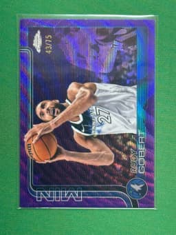 Rudy Gobert #165 2025-26 Topps Chrome Basketball