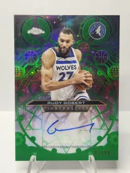 Rudy Gobert #CH-RG 2025-26 Topps Chrome Basketball Chromographs