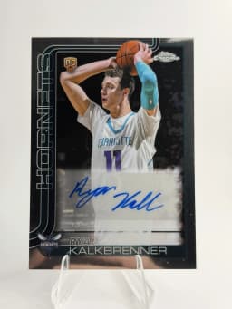 Ryan Kalkbrenner #TCAR-RK Rookie Card 2025-26 Topps Chrome Basketball Topps Chrome Autographs Rookies