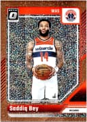 Saddiq Bey #57 2024-25 Donruss Optic Copper Glitter