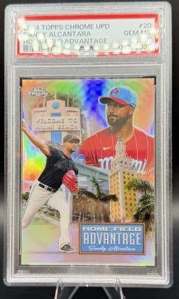 Sandy Alcantara #HFAC-20 2024 Topps Chrome Update Baseball Home Field Advantage