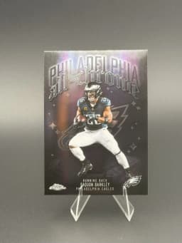 Saquon Barkley #ACT-3 2025 Topps Chrome Football All Chrome Team