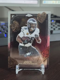 Saquon Barkley #F15-3 2025 Topps Chrome Football Fortune 15