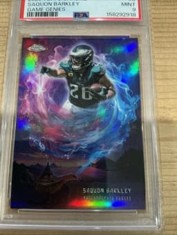Saquon Barkley #GG-8 2025 Topps Chrome Football Game Genies