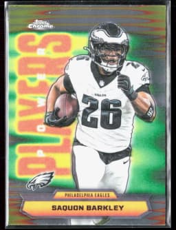 Saquon Barkley #PP-13 2025 Topps Chrome Football Power Players