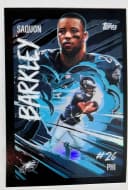 Saquon Barkley #UV-20 2025 Topps Chrome Football Ultra Violet