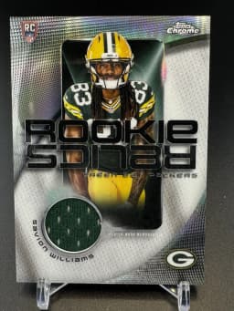 Savion Williams #RR-SW Rookie Card 2025 Topps Chrome Football Topps Chrome Rookie Relics