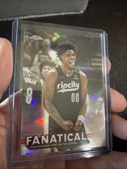 Scoot Henderson #FAN-9 2025-26 Topps Chrome Basketball Fanatical