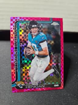 Seth Henigan #399 Rookie Card 2025 Topps Chrome Football