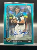 Seth Henigan #RA-SH Rookie Card 2025 Topps Chrome Football Rookies Autograph Variation