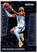 Shai Gilgeous-Alexander #5 2024-25 Panini Prizm Black Fireworks
