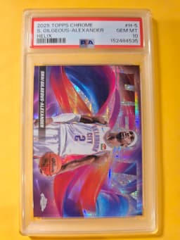 Shai Gilgeous-Alexander #H-5 2025-26 Topps Chrome Basketball Helix