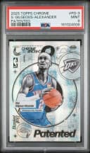 Shai Gilgeous-Alexander #PD-3 2025-26 Topps Chrome Basketball Patented