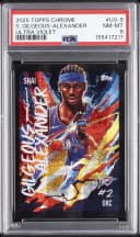 Shai Gilgeous-Alexander #UV-9 2025-26 Topps Chrome Basketball Ultra Violet