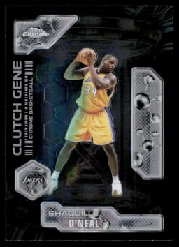 Shaquille O'Neal #CG-27 2025-26 Topps Chrome Basketball Clutch Gene