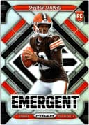 Shedeur Sanders #302 Rookie Card 2025 Panini Prizm Emergent Silver