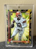 Shedeur Sanders #RR-13 Rookie Card 2025 Topps Chrome Football Chrome Radiating Rookies