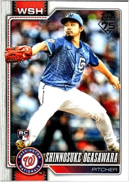 Shinnosuke Ogasawara #32 Rookie Card 2026 Topps Series 1
