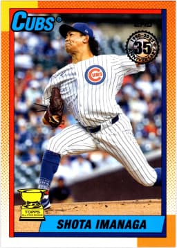 Shota Imanaga #T90-85 2025 Topps 1990 Topps Baseball 35th Anniversary (Series One)