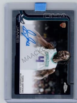 Sion James #TCAR-SJ Rookie Card 2025-26 Topps Chrome Basketball Topps Chrome Autographs Rookies