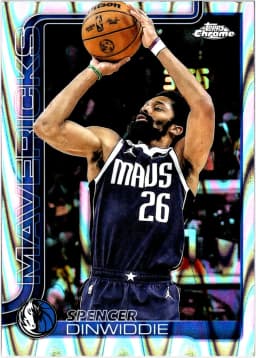 Spencer Dinwiddie #13 2025-26 Topps Chrome RayWave Refractor