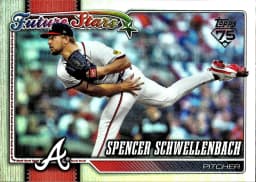 Spencer Schwellenbach #306 2026 Topps Series 1 Rainbow Foil