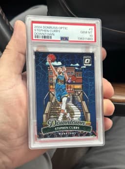 Stephen Curry #3 2024-25 Donruss Optic Basketball Downtown PSA 10