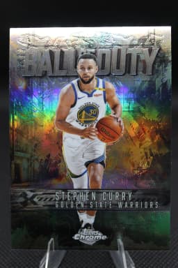 Stephen Curry #BD-9 2025-26 Topps Chrome Basketball Ball Of Duty
