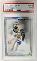 Stephen Curry #GC-6 2025-26 Topps Chrome Basketball Glass Canvas