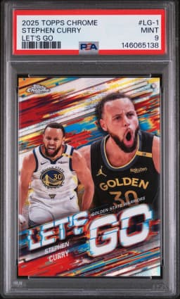 Stephen Curry #LG-1 2025-26 Topps Chrome Basketball Lets Go