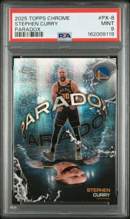Stephen Curry #PX-8 2025-26 Topps Chrome Basketball Paradox